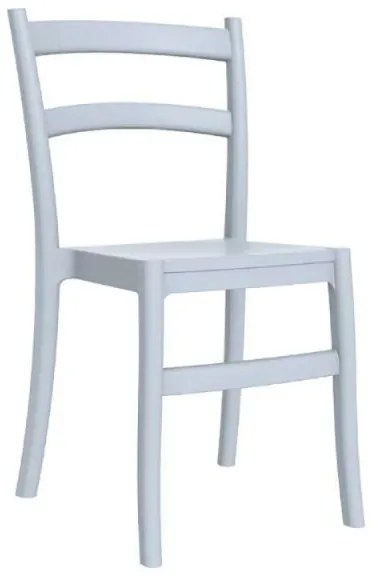 Καρέκλα Πολυπροπυλενίου 24τμχ Tiffany Silver Grey 45Χ51Χ85εκ.
