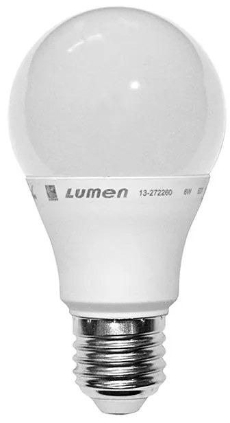 Adeleq Λάμπα Led Αχλάδι Ε27 6W 230V Ψυχρό 6200Κ 13-272260