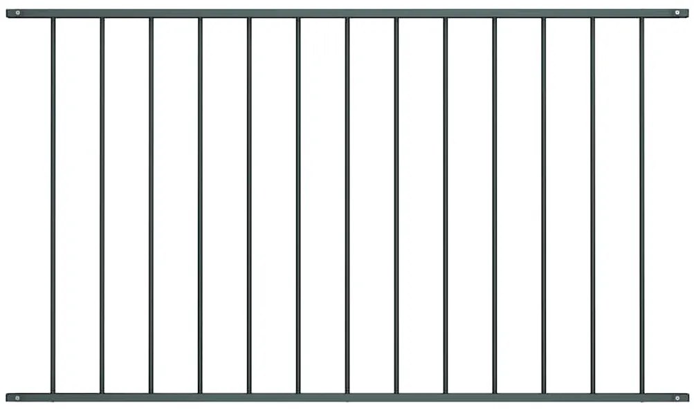 vidaXL Πάνελ Περίφραξης Ατσάλι με Ηλεκτροστατική Βαφή 1,63x0,75 μ. Ανθρακί