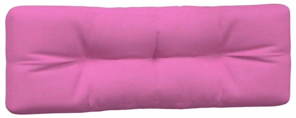 Μαξιλάρια Παλέτας 7 τεμ. Ροζ Υφασμάτινα - Ροζ