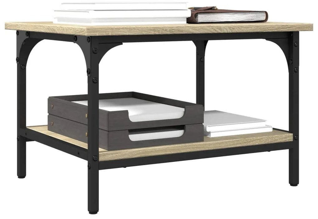 vidaXL Βάση Εκτυπωτή 2 Επιπέδων Sonoma Δρυς 50x40x38 εκ Επεξ. Ξύλο