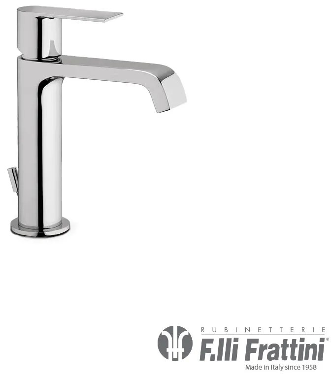 Μπαταρία Νιπτήρα με Αυτόματη Βαλβίδα Τolomeo Frattini Chrome 83054-100