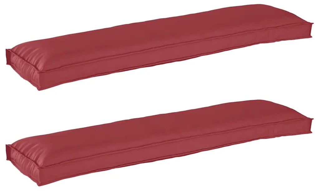 vidaXL Σετ Μαξιλαριών Πάγου 2 pcs Μπορντό 150 x 40 x 8 εκ.