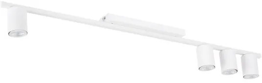 Σποτ Φωτιστικό Οροφής 1m 4xGU10 10W IP20 Logan TK Lighting-4571-Λευκό 4571