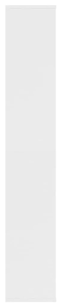 Διαχωριστικό/Βιβλιοθήκη Λευκό 100x24x140 εκ. από Μοριοσανίδα - Λευκό