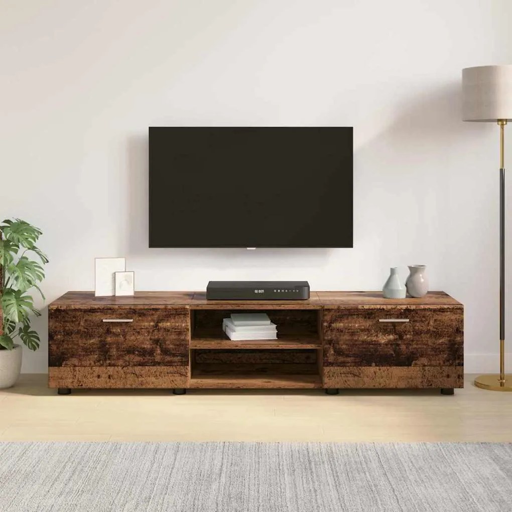 vidaXL Ντουλάπι TV Παλαιό ξύλο 150 x 39 x 30 εκ Επεξεργασμένο ξύλο
