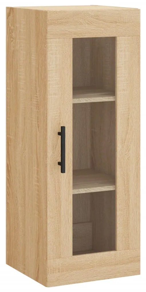 vidaXL Μπουφές Sonoma δρυς 34,5 x 34 x 180 εκ. από Επεξεργασμένο Ξύλο
