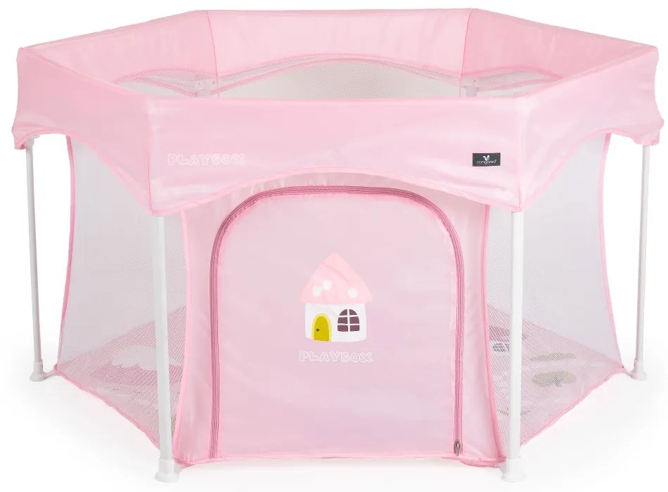 CANGAROO ΠΑΡΚΟ ΠΟΛΥΓΩΝΟ PLAYBOX PINK 3801005210220