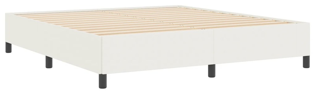 vidaXL Κρεβάτι Κρεμ 180x200 εκ Ίνας Καμβά