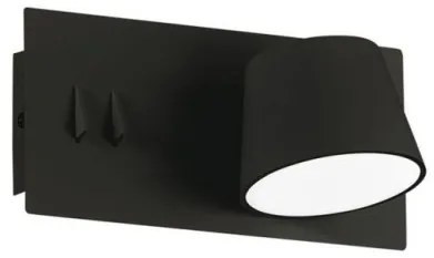 Απλίκα Φωτιστικό Τοίχου SAM 4243400 μαύρο Viokef-4243400-Μαύρο 4243400