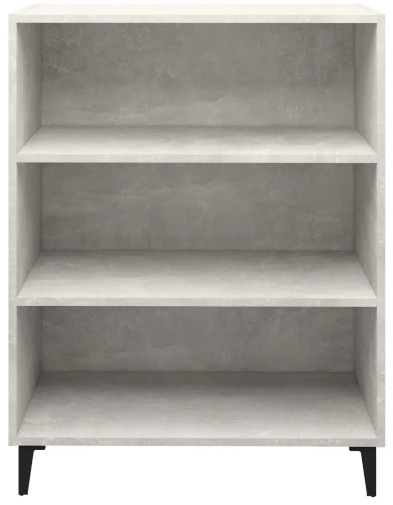 vidaXL Ντουλάπι Γκρι Σκυροδέματος 69,5x32,5x90 εκ. Επεξεργασμένο Ξύλο