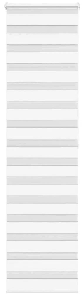 vidaXL Ζέβρα τυφλή Λευκό Πλάτος υφάσματος 55,9 εκ. Πολυεστέρας