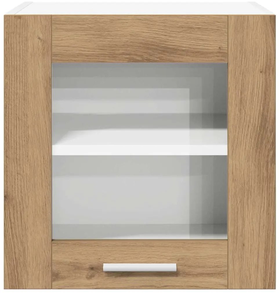 vidaXL Κρεμαστό ντουλάπι με αποθήκευση Artisan Oak 40 x 31 x 40 εκ.