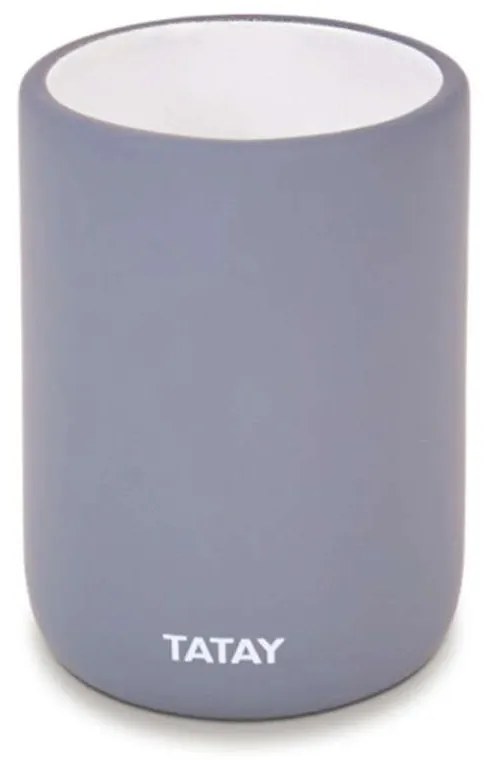 Ποτηροθήκη Soft 06795.002 7,5x10cm Grey Ceramic