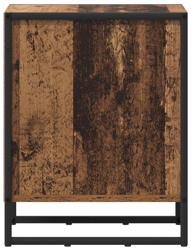 vidaXL Κομοδίνο Παλιό Ξύλο 39,5 x 30 x 50 εκ Επεξεργασμένο ξύλο