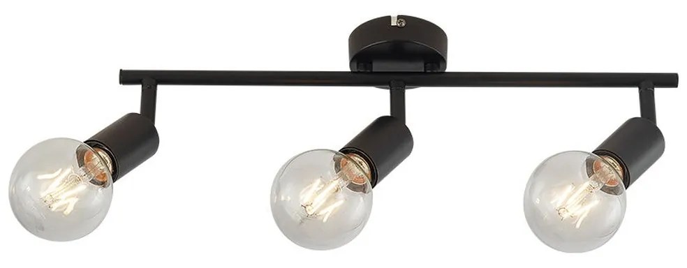 Φωτιστικό Οροφής Braytron BV04-00032 Μαύρο Ματ (Black Mat)