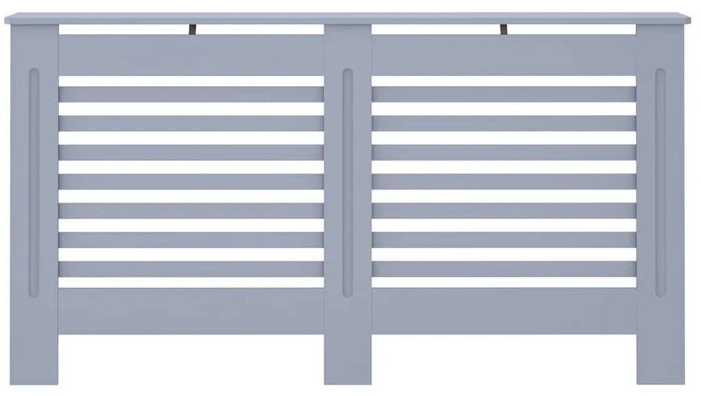 vidaXL Κάλυμμα Καλοριφέρ Ανθρακί 152 x 19 x 81,5 εκ. από MDF