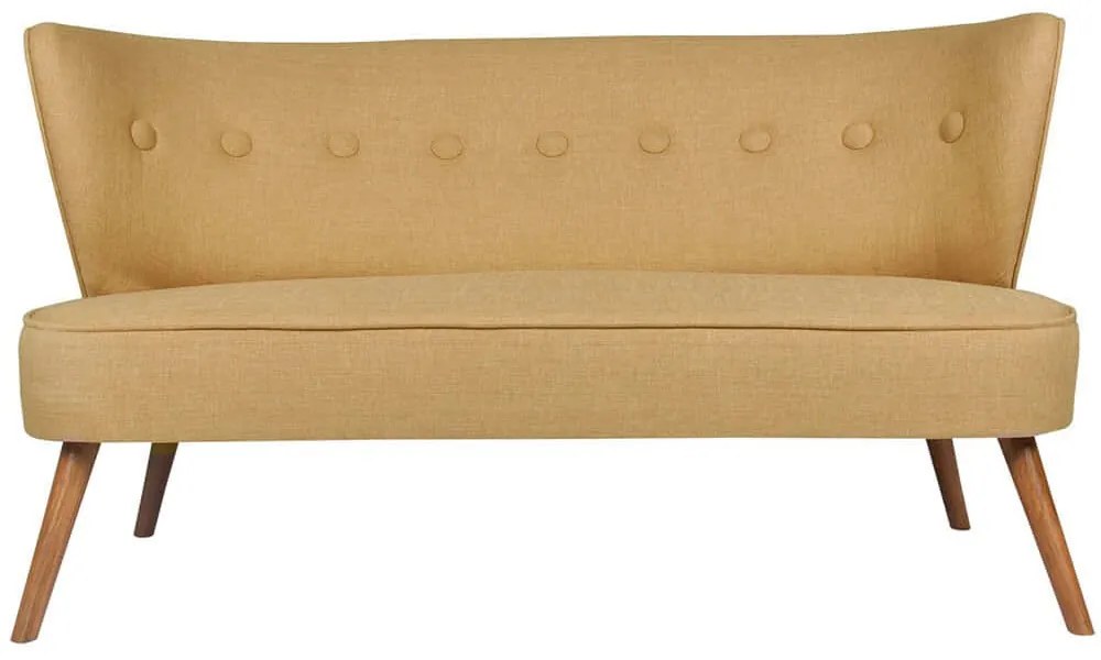 Καναπές Διθέσιος Bienville 558ZEN1202 141x73x77cm Milky Brown