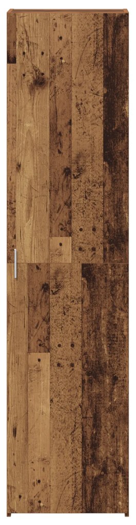 vidaXL Υψηλόμπαρο Φθαρμένο Ξύλο 45x42.5x185 εκ. MDF