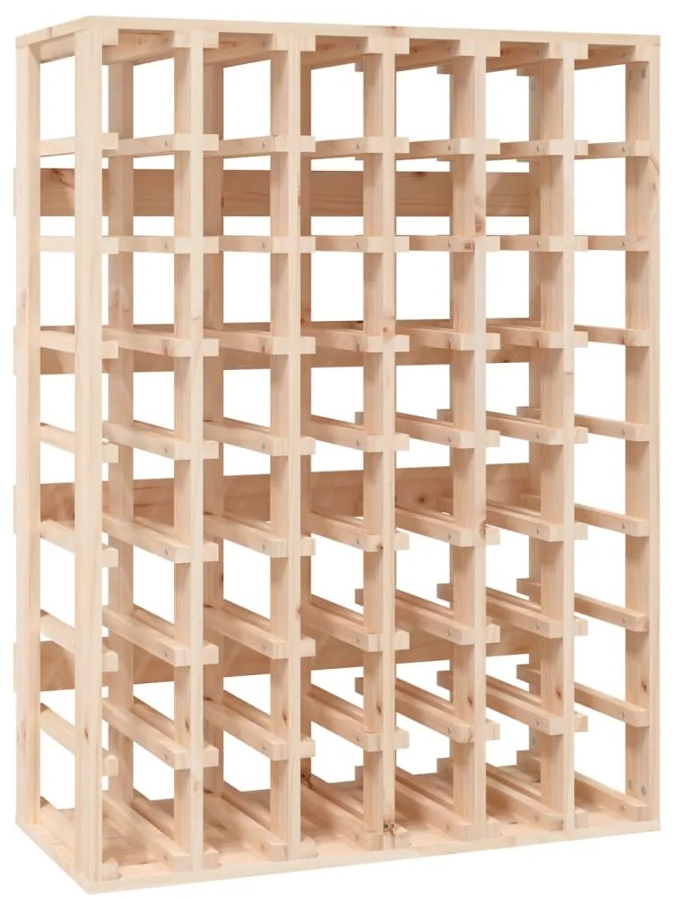 vidaXL Ραφιέρα Κρασιών 70x33x94 εκ. από Μασίφ Ξύλο Πεύκου
