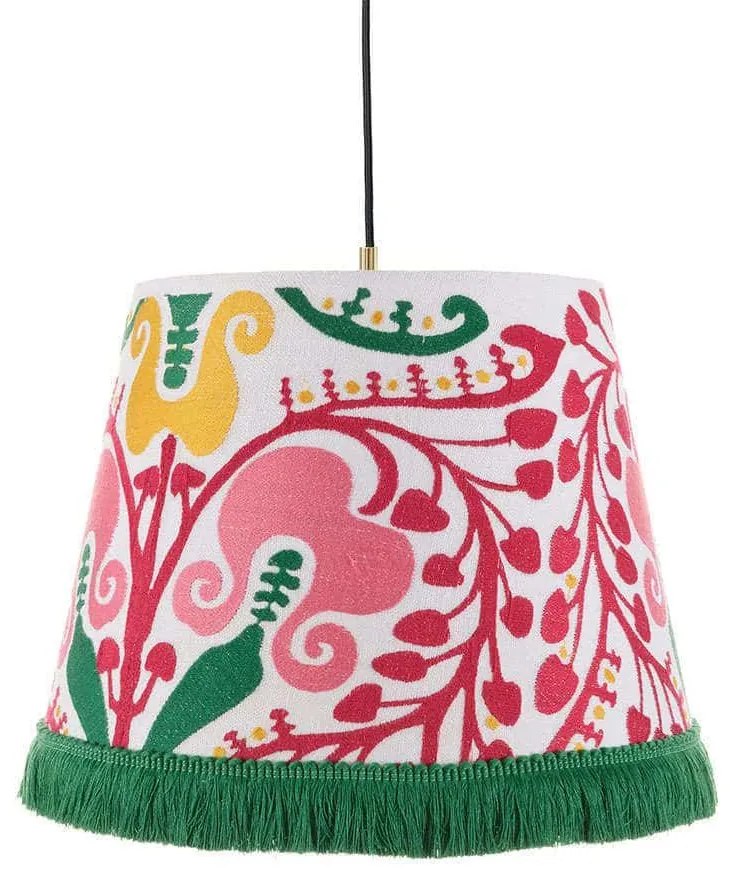 Φωτιστικό Οροφής Hungarian Embroidery CL50361 ø25xø35xH25 Pink-Multi MindTheGap Metal, Fabric