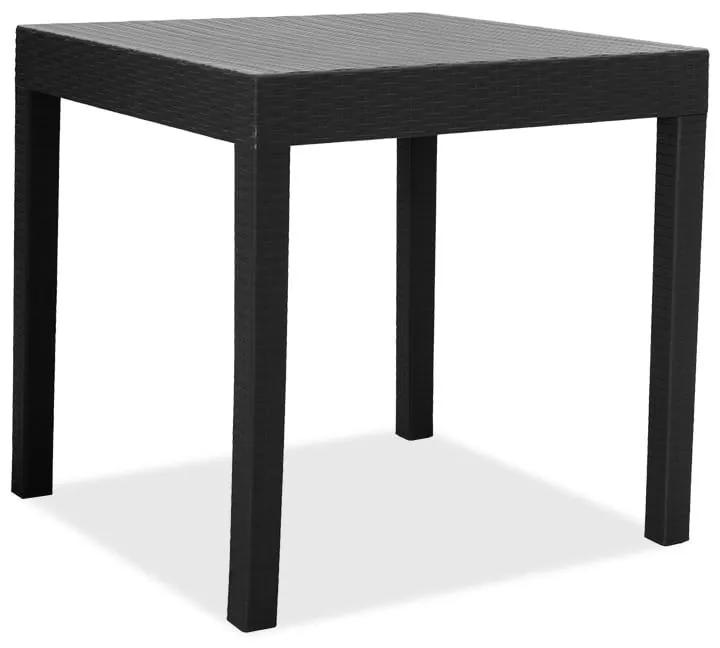 Τραπέζι Gabi 143-000022 80x80x77cm Black