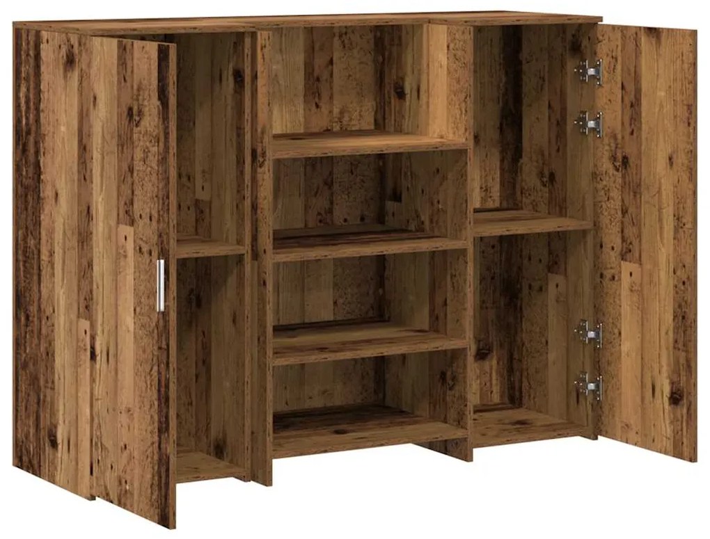 vidaXL Γραφείο υποδοχής Παλιό Ξύλο 135x50x103,5 εκ. Επεξεργασμένο Ξύλο