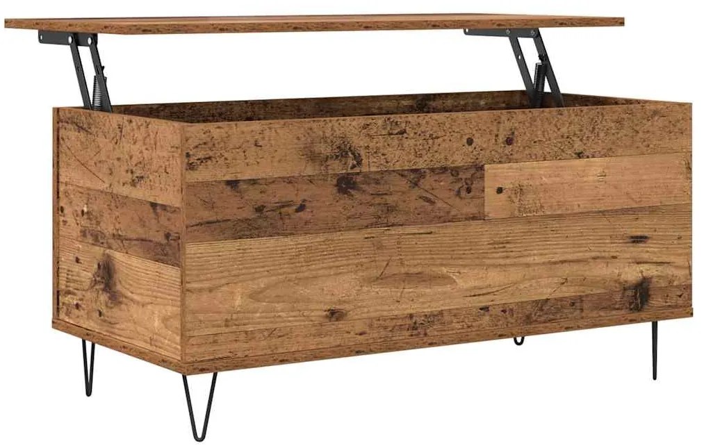 vidaXL Τραπεζάκι σαλονιού Παλαιό ξύλο 90 x 44.5 x 45 εκ.