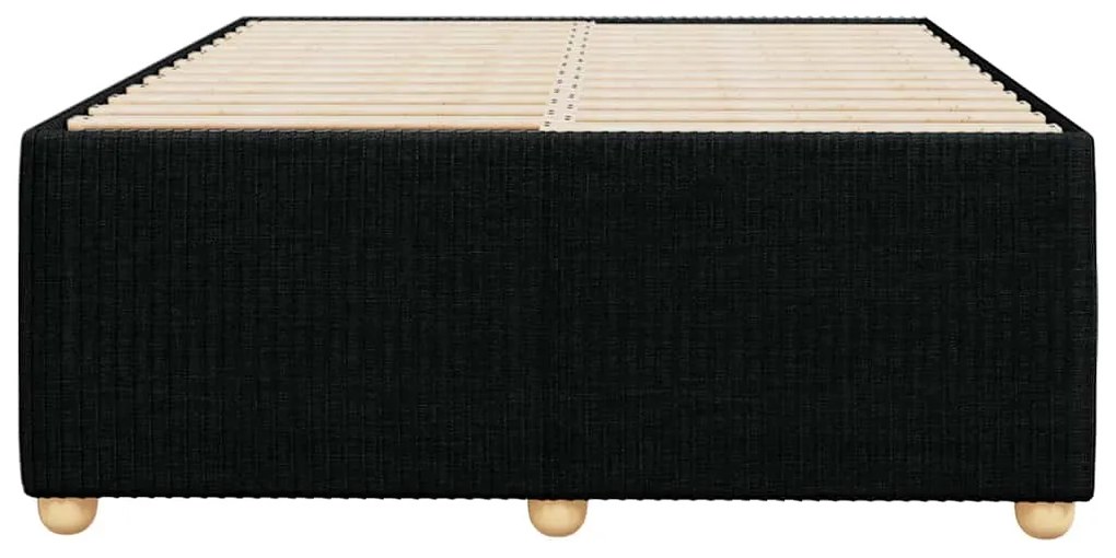 vidaXL Σκελετός Κρεβατιού Χωρίς Στρώμα Μαύρο 120x200 εκ. Υφασμάτινο