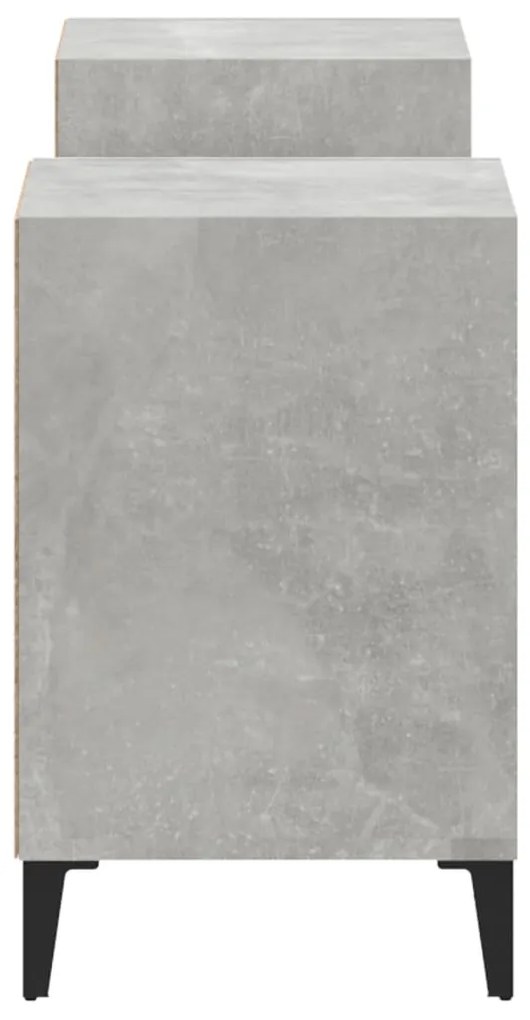 vidaXL Έπιπλο Τηλεόρασης Γκρι Σκυρ. 160x35x55 εκ. Επεξ. Ξύλο