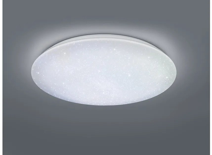 Πλαφονιέρα Φωτιστικό Οροφής LED 72W Λευκό Dimmer 3000-5500Κ Εφέ Nagano 677718000 Trio Lighting-677718000-Λευκό 677718000