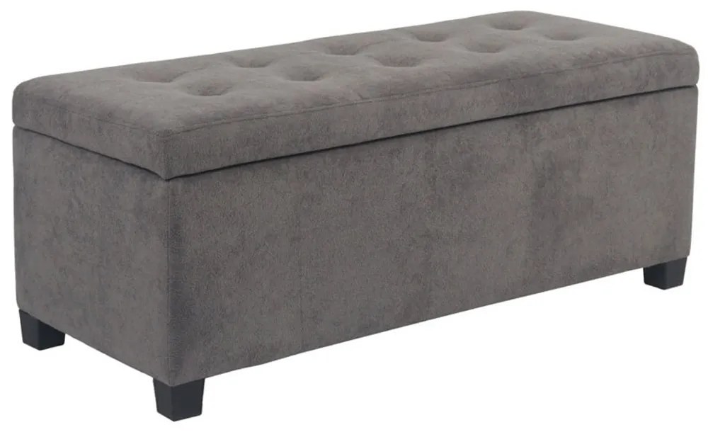 Σκαμπό Tip Με Αποθ/κο Χώρο 16-0814 102x42x40 Grey-Black