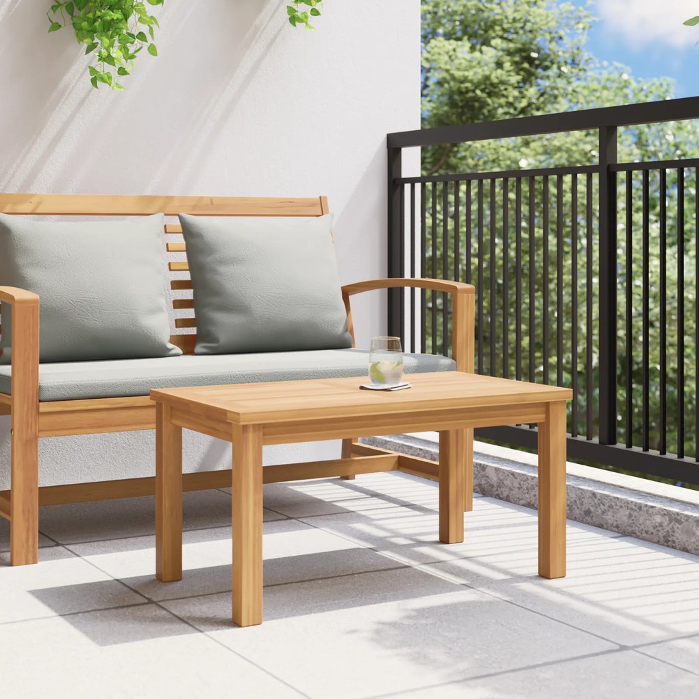 vidaXL Τραπεζάκι σαλονιού Καφέ 70 x 40 x 36 cm Μασίφ ξύλο teak