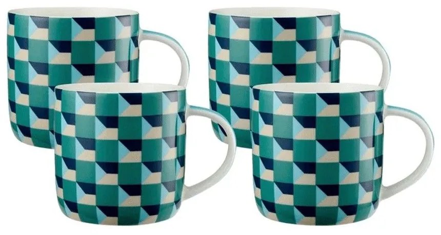 Κούπες Syracuse (Σετ 4Τμχ) DX1414 480ml Navy Maxwell &amp; Williams Porcelain