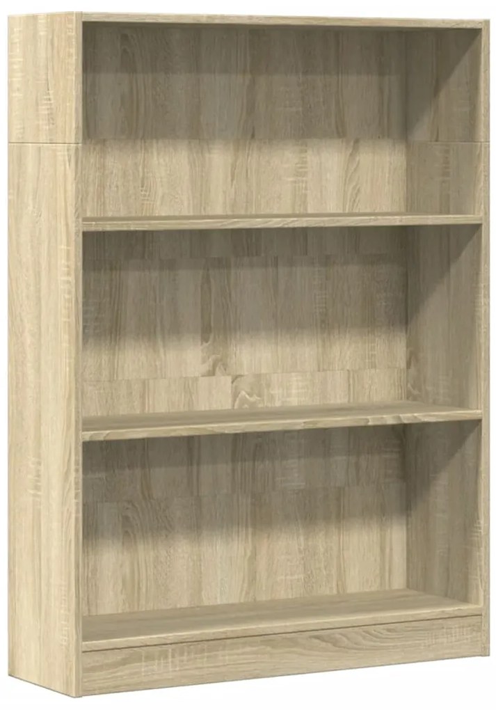 vidaXL Βιβλιοθήκη Sonoma Δρυς 80x24x109 εκ. από Επεξεργασμένο Ξύλο