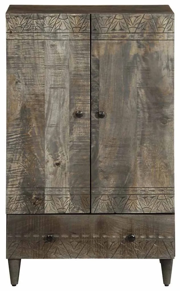 vidaXL Highboard 60x33x100 cm μασίφ ξύλο Mango