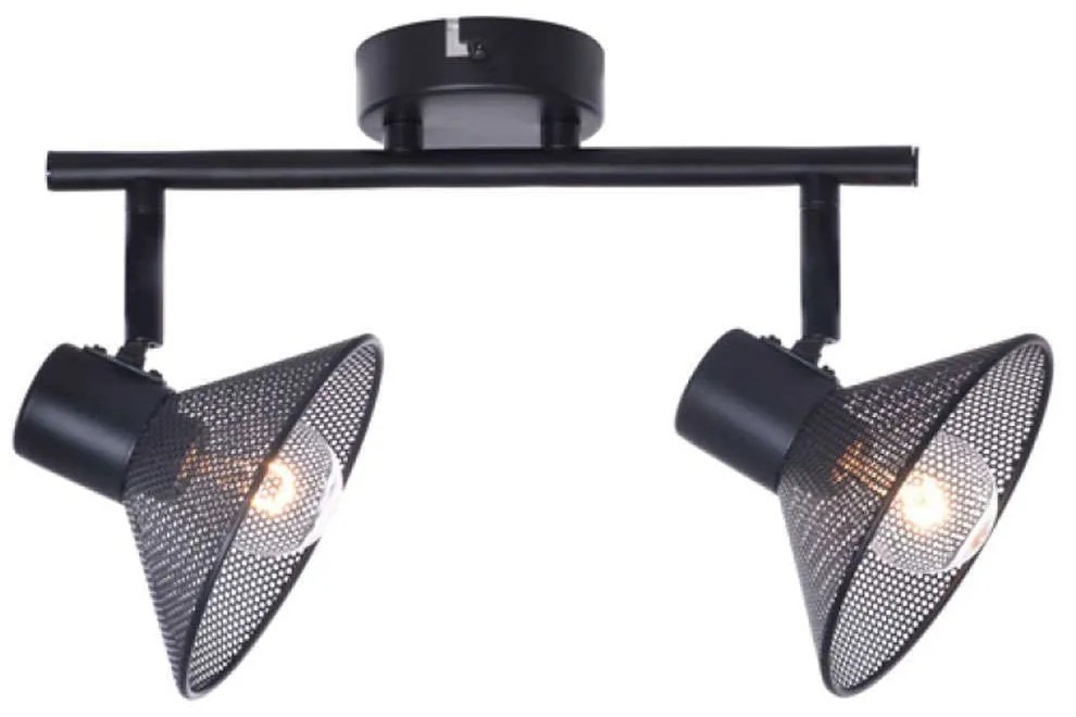 Φωτιστικό Τοίxου - Απλίκα Paloma TNK2832SB 2xΕ14 32x13x19cm Black Aca Metal