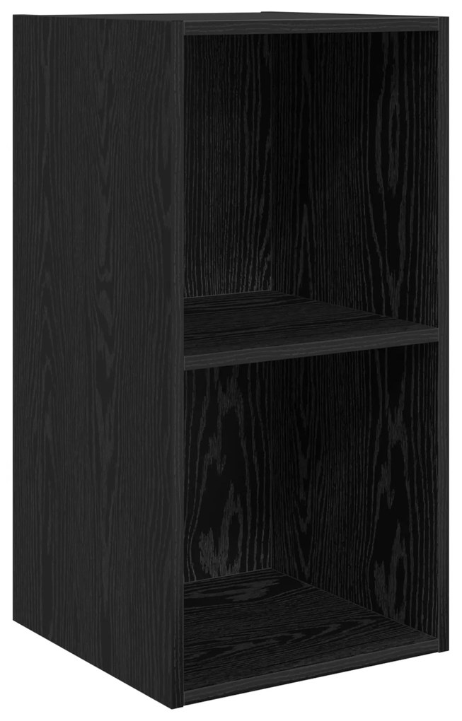 vidaXL Σετ επίπλου τηλεόρασης 4 pcs Μαύρη δρυς Επεξεργασμένο ξύλο