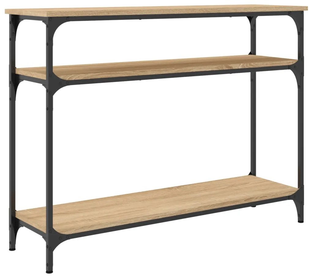vidaXL Τραπέζι Κονσόλα Sonoma Δρυς 100x29x75 εκ. Επεξεργασμένο Ξύλο