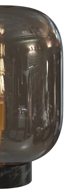 Table Lamp DOME DECO Γυάλινο Με Μεταλλική Βάση L3-G15-0071