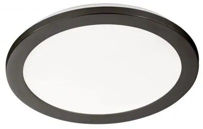 Πλαφονιέρα Φωτιστικό Οροφής LED 15W Flat Μαύρο 3000K 820101 Fischer Honsel 820101 Μαύρο