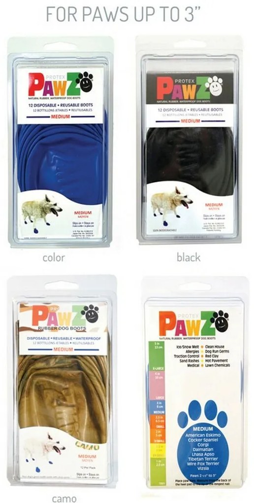 Υψηλές μπότες Pawz Σκύλος 12 Μονάδες Μέγεθος XL Πράσινο