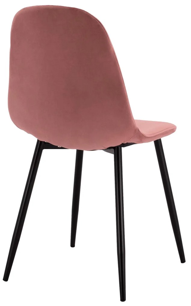 Καρέκλα LEONARDO Βελούδο Σάπιο Μήλο 45x53x85Υ εκ. 4αδα 45x53x85 εκ.