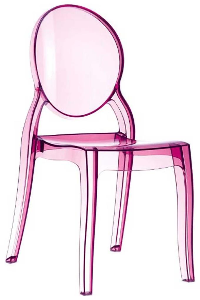 Καρέκλα Elizabeth Pink 32-0022 47X50X90cm Siesta Πολυπροπυλένιο