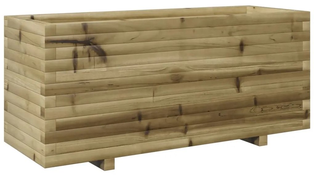 Ζαρντινιέρα Κήπου 110x40x49,5 εκ. από Εμποτισμένο Ξύλο Πεύκου - Καφέ