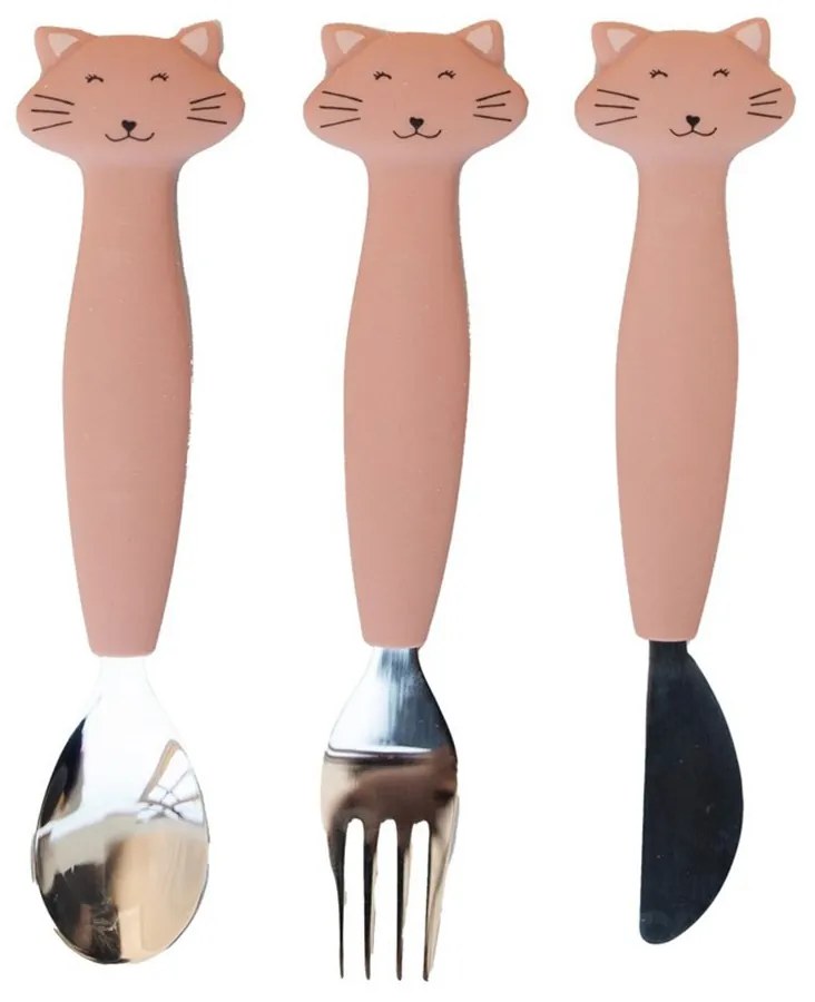 Πιρούνι-Μαχαίρι-Κουτάλι (Σετ) Trixie Mrs.Cat