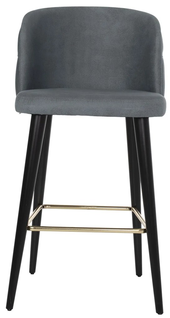 Σκαμπό Επαγγελματικό Marcello Τ.Nubuck Γκρι Ξύλινο 50x58x100Υεκ.