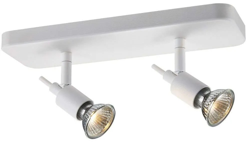 Σποτ Οροφής Διπλό VK/03078CE/2/W 30x14,1cm 2xGU10 35W White VKLed