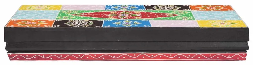 vidaXL Ράφια τοίχου 2 pcs Πολύχρωμο 40 x 20 x 6 cm Μασίφ ξύλο μάνγκο
