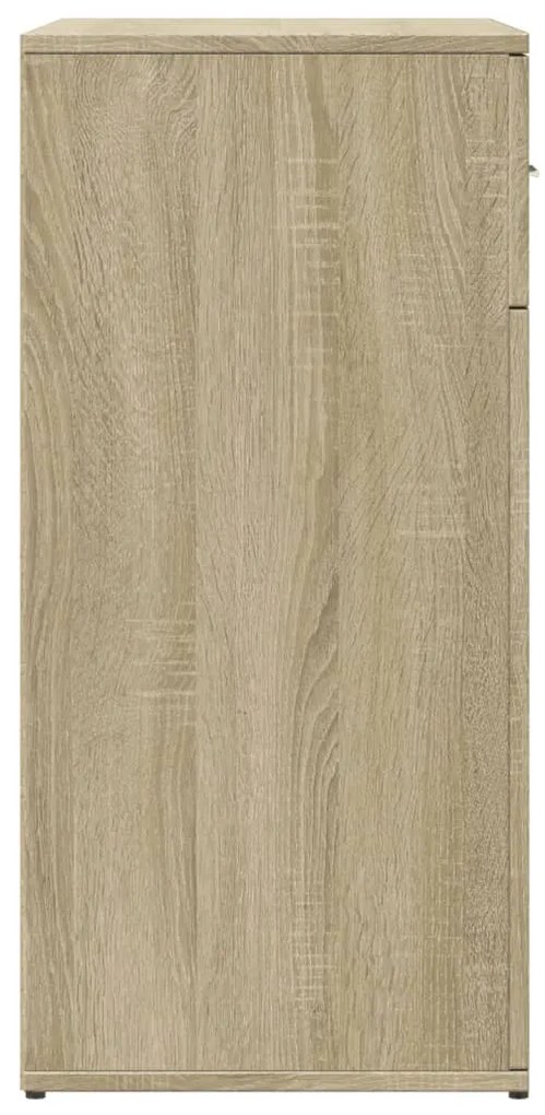 vidaXL Βοηθητικά Ντουλάπια 2 Τεμ. Sonoma Δρυς 79x38x80εκ. Επεξ. Ξύλο
